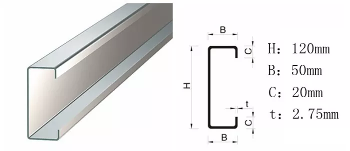 I dTógáil Stórais Cruach Fráma Tairseach, Ar cheart Cruach C-Shaped nó Cruach Z-Shaped a Úsáid mar Purlins?