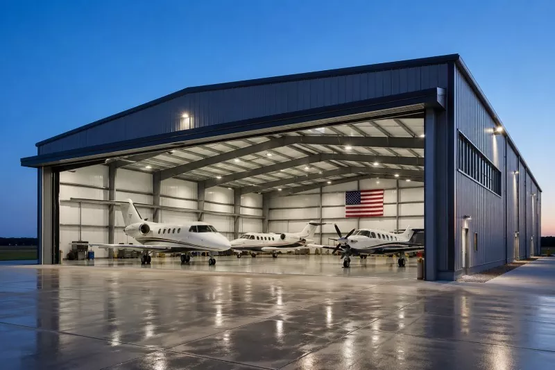 Struchtúr Cruach Tógáil Hangar Príobháideach